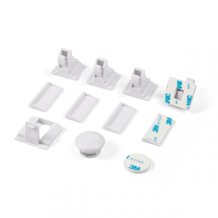 Babyono apsauga universali baldams su magnetu 4 vnt balta 1577