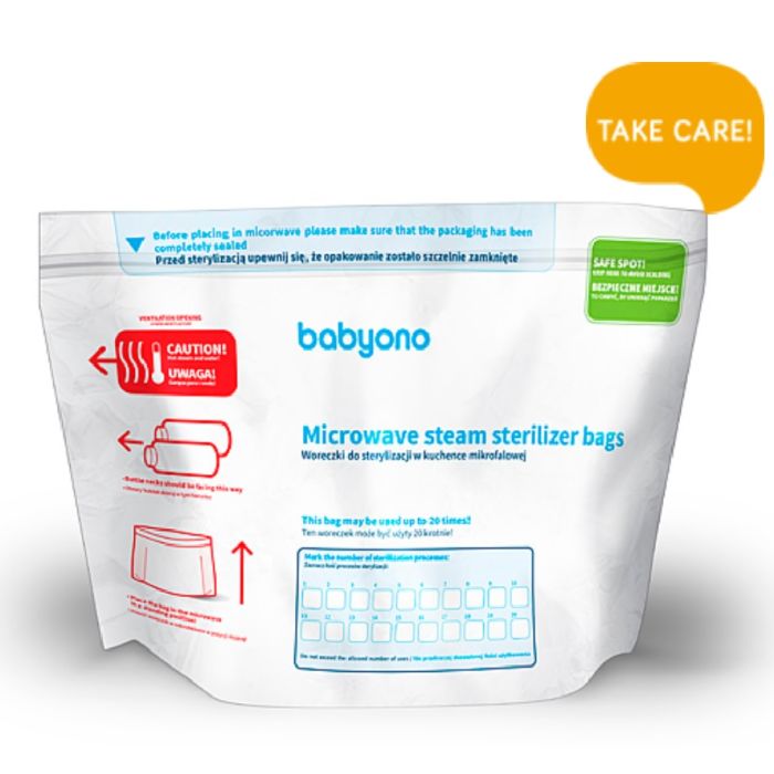 BabyOno maišeliai sterelizavimui 5 vnt.