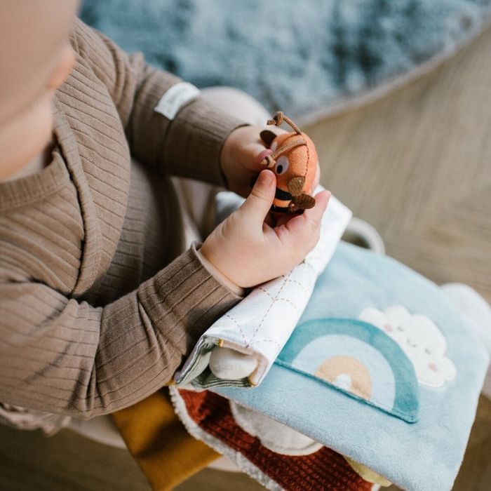 Minkšta kūdikio knygutė "Nature"