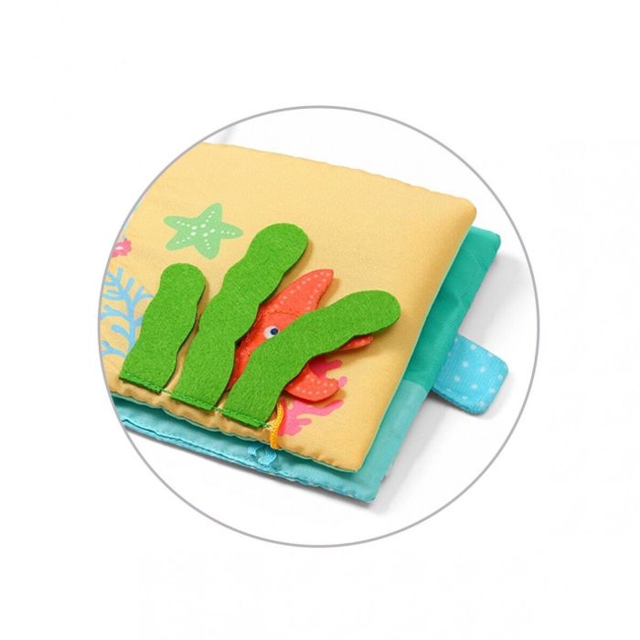 Minkšta kūdikio knygutė "Fish"