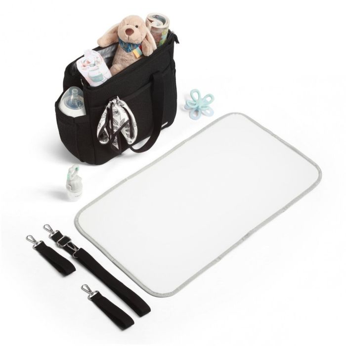 Krepšys - mamos rankinė kūdikio daiktams "Carmen black" 