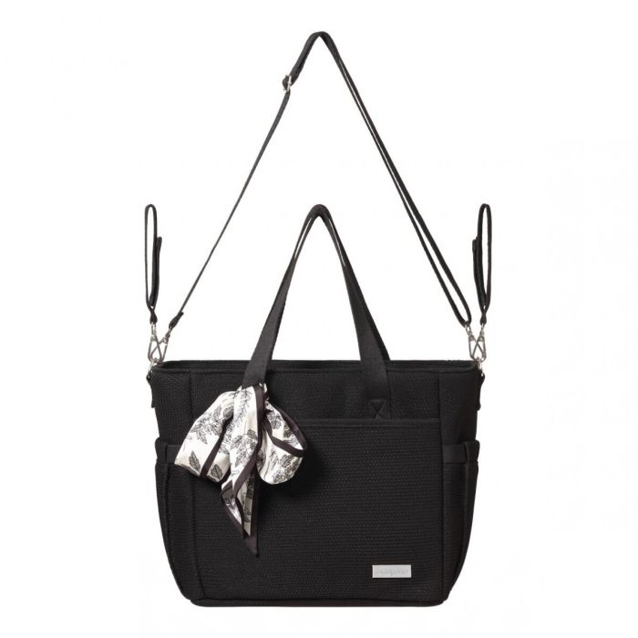 Krepšys - mamos rankinė kūdikio daiktams "Carmen black" 