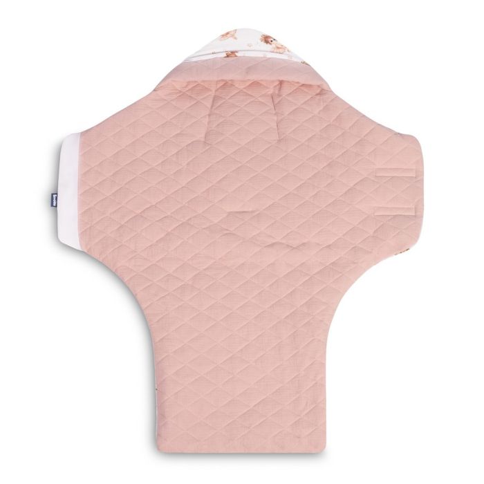 Pledas vokelis automobilinei kėdutei "Ballerina pink" XL