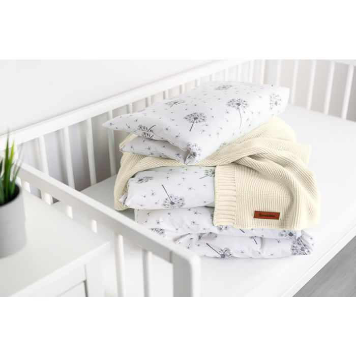 Megztas pledukas kūdikiui "Bamboo" 100x80 banana