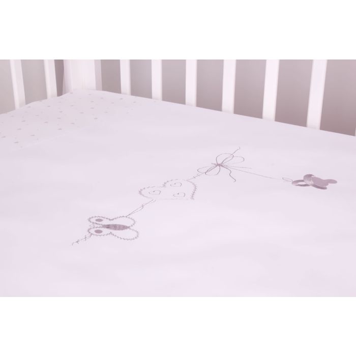 Patalynė kūdikiams 135x100 "Balta Širdelė"