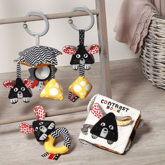 Babyono žaislas barškutis peliukas 1677