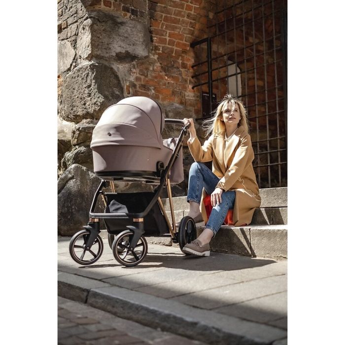 Roan vežimėlis 2/1 iVI Cocoa/Rose Gold