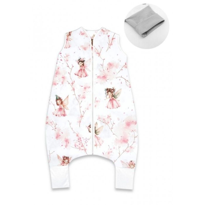 Miegmaišis kūdikiui "Fairies pink" su kojomis 2-2.5 TOG
