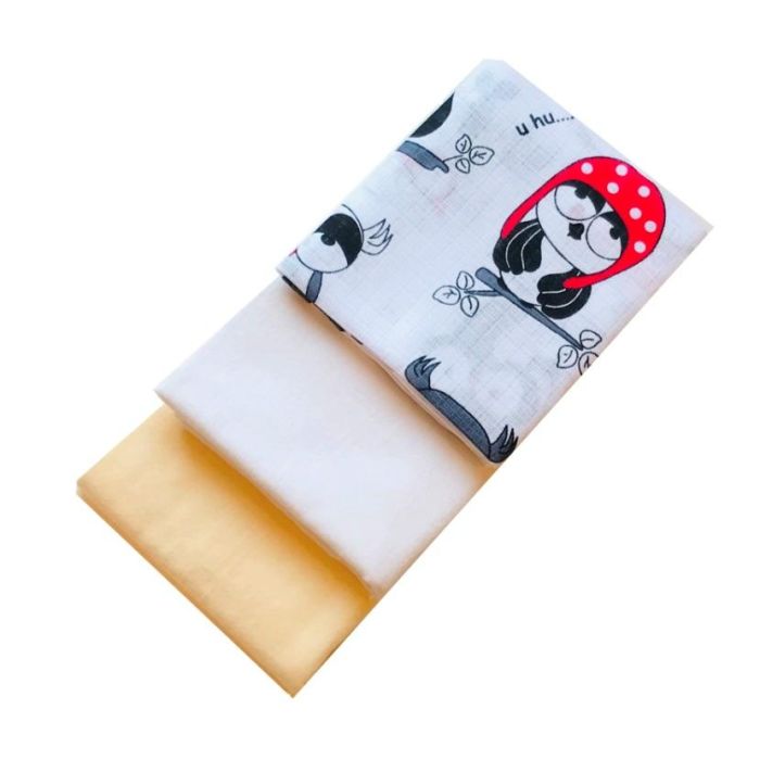 Vystyklai kūdikiui - 3 dalių komplektas "Wisdom" raudonas