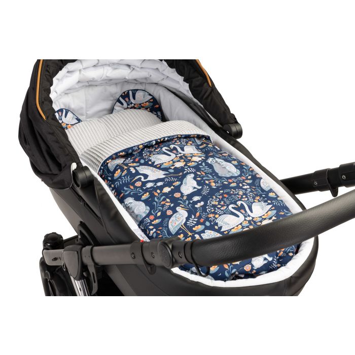 Komplektas kūdikiui "Love" pledas 56x76 cm ir pagalvė 36x28 cm 