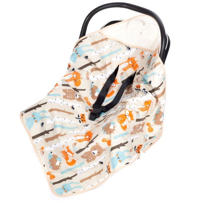 Pledas automobilinei kėdutei "Forest life" 80x80 cm out of stock