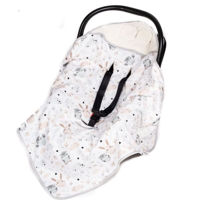 Pledas automobilinei kėdutei "Owly" 80x80 cm