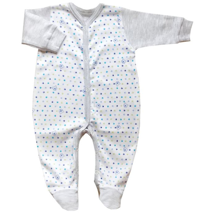 Šliaužtinukai kūdikiui "Small bears" pilkos spalvos