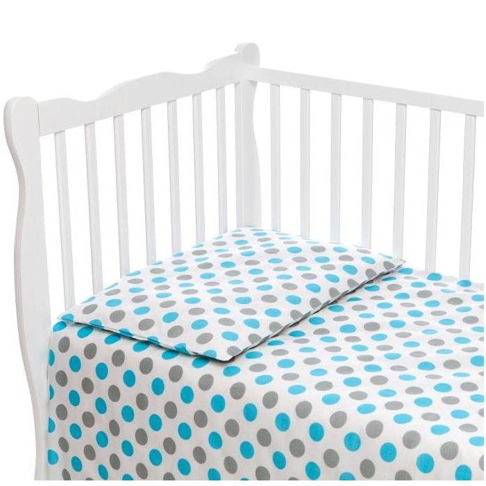 Patalynė kūdikiams 135x100 "Burbuliukai" melsva