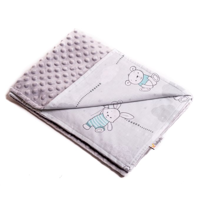 Pledas kūdikiui "Sweetheart" 100x75cm  žalias