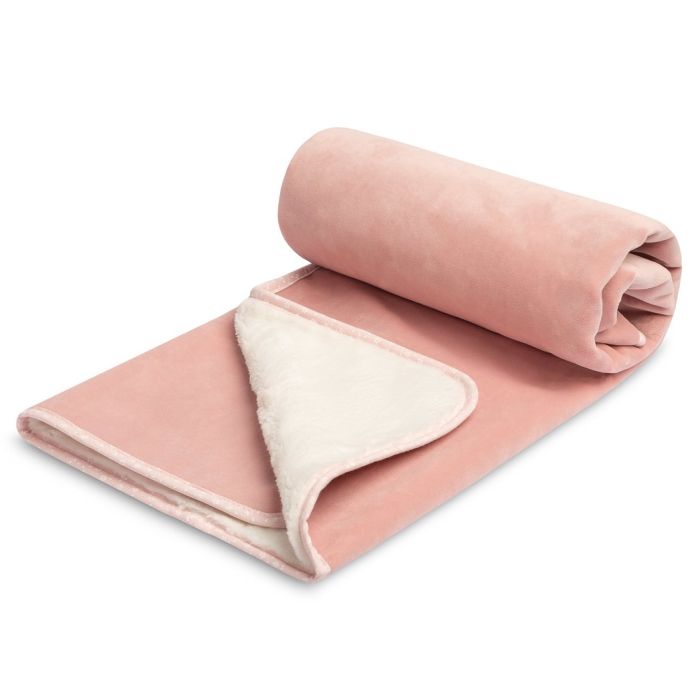 Pledas kūdikiui "Silky velvet" 100x80 cm rožinės spalvos