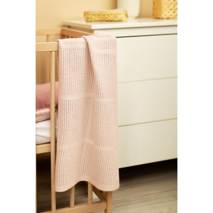 Pledas kūdikiui "Molly light pink" 110x70 cm 