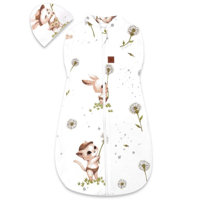 Vystyklas kokonas kūdikiui Teddy interlock super kittens