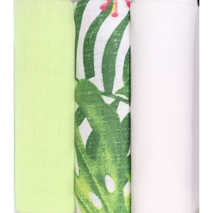 Vystyklai kūdikiui - 3 dalių komplektas "Tropics"