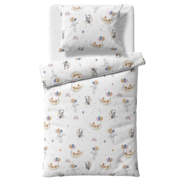 Patalynė kūdikio lopšiukui 80x70cm "Family party" 