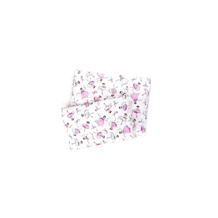 Patalynė kūdikio lopšiukui 80x70cm "Balerina" balta