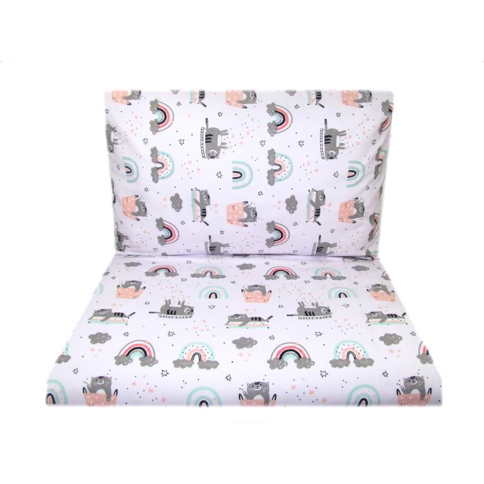 Patalynė kūdikio lopšiukui 80x70cm "Grey" 