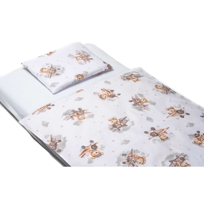 Patalynė kūdikiams 135x100 "Bear pilot beige" 