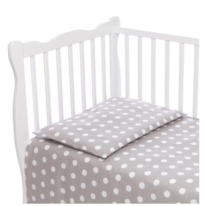 Patalynė kūdikiams 135x100 "Burbuliukai" pilka