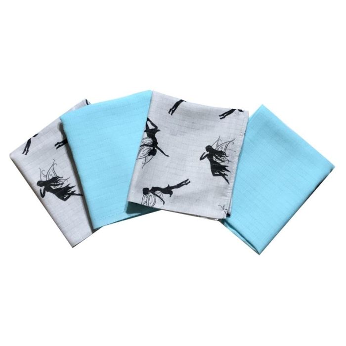 Vystyklai kūdikiui - 4 dalių komplektas "Turquoise"