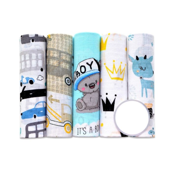 Vystyklai kūdikiui - 5 dalių komplektas "Boy"