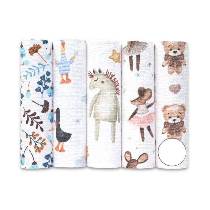 Vystyklai kūdikiui - 5 dalių komplektas "My teddy" 