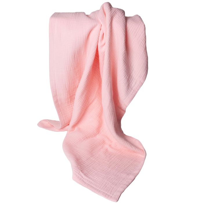 Muslino pledukas kūdikiui "Toffee pink" 75x100 cm 