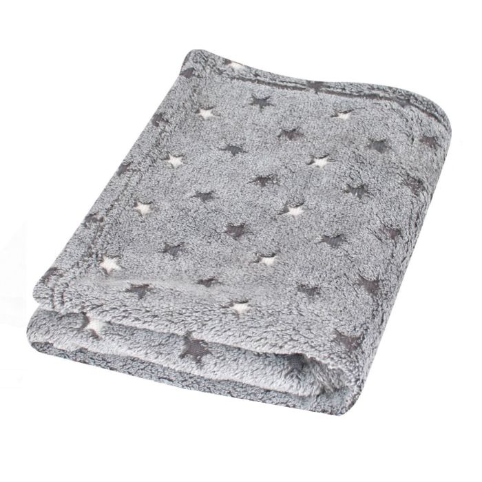 Pledukas kūdikiui "Stars" 100x75 pilkas