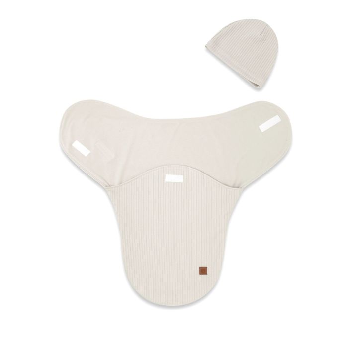 Vystyklas kokonas kūdikiui LEO beige interlock soft 