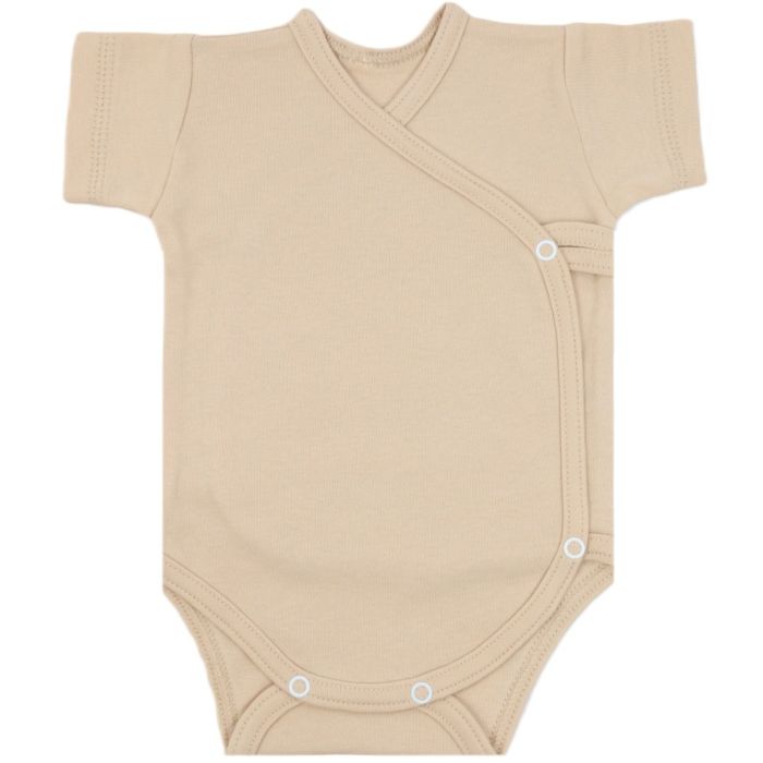 Smėlinukas kūdikiui su trumpomis rankovėmis "ONE" beige