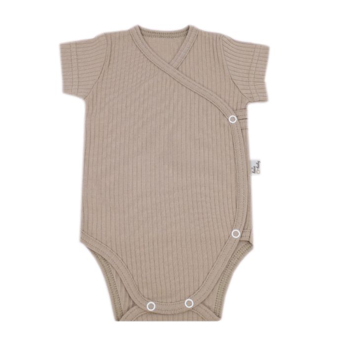 Kūdikio smėlinukas trumpomis rankovėmis "KOS" coffee