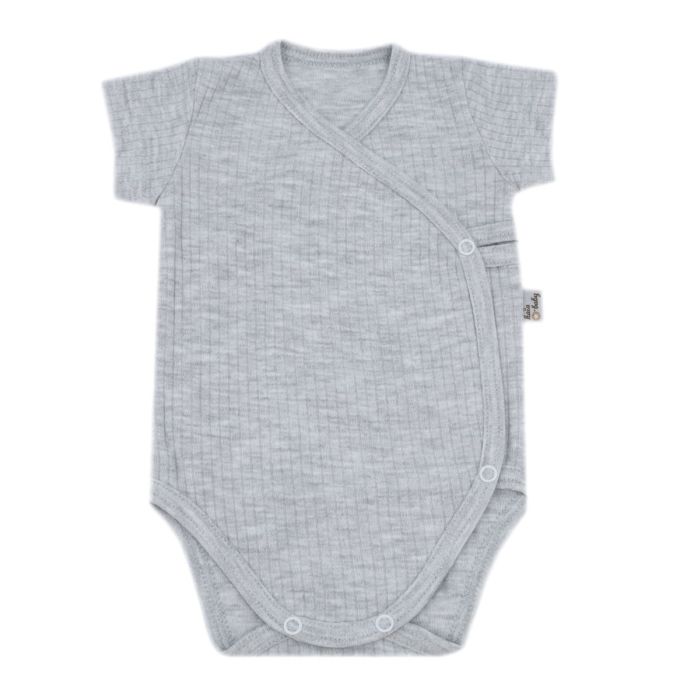 Kūdikio smėlinukas trumpomis rankovėmis "KOS" grey