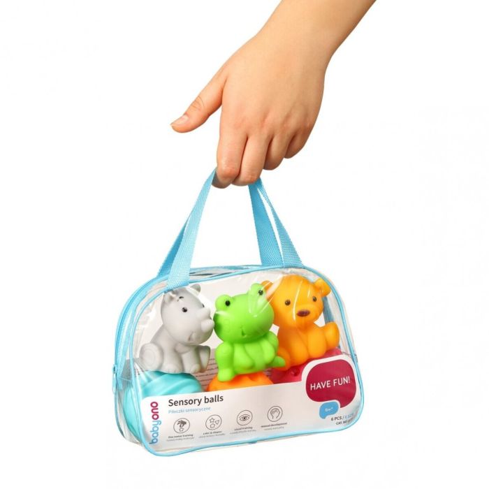 Babyono Kamuoliukai sensorikos vystymui 6 vnt