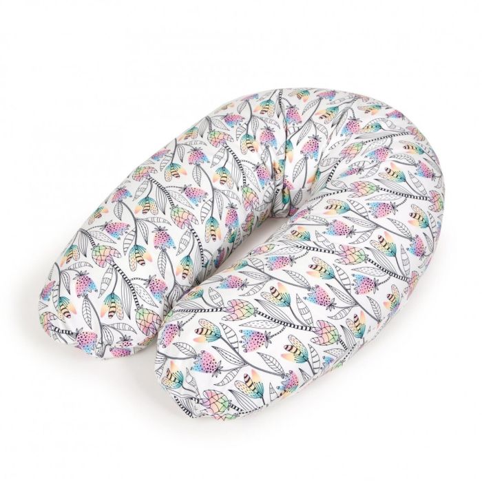 Maitinimo miegojimo pagalvė 190 cm "Flowers" 