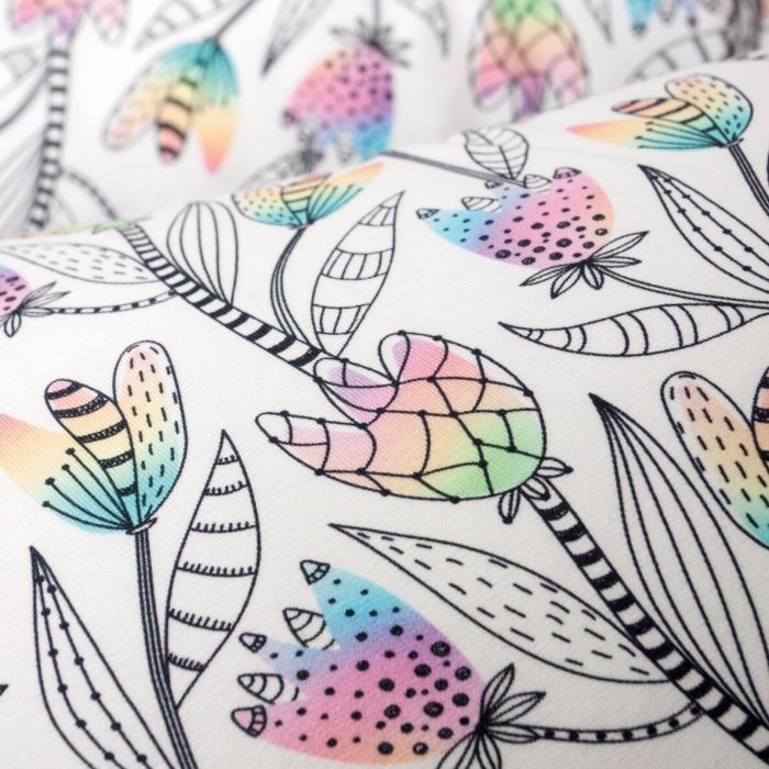 Maitinimo miegojimo pagalvė 190 cm "Flowers" 