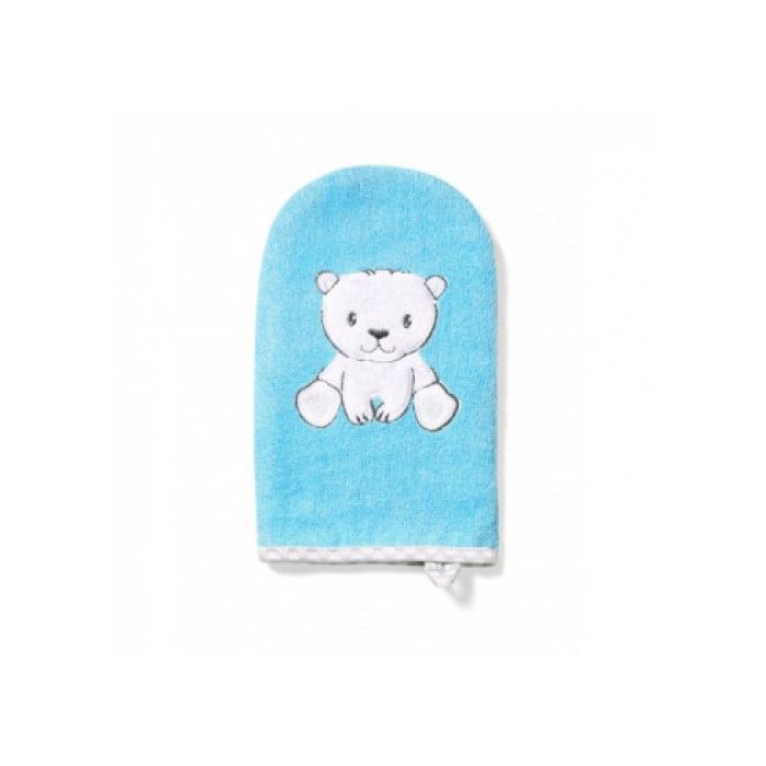 Bambukinė maudymo pirštinė kempinėlė kūdikiui BabyOno "Umka"