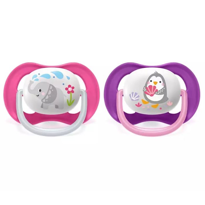 Čiulptukai AVENT "Ultra Air" ortodontinis 6-18 m 2vnt