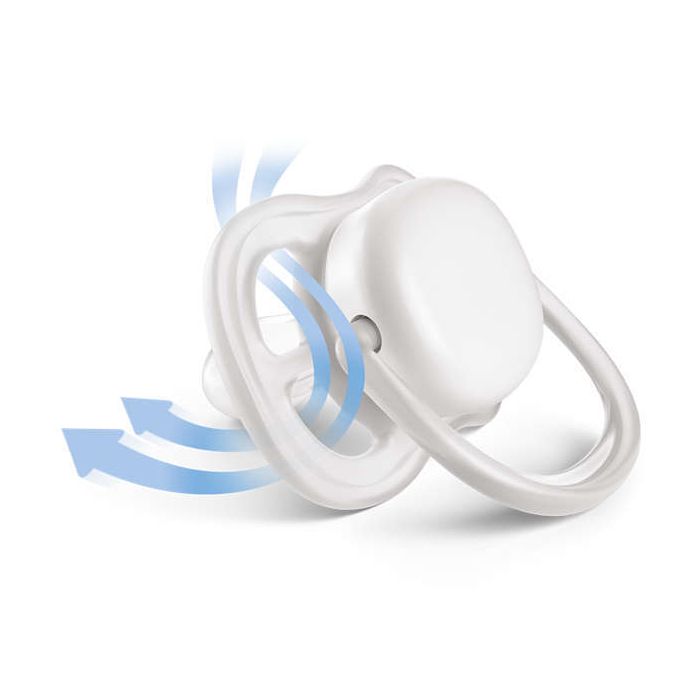 Čiulptukai AVENT "Ultra Air" ortodontinis 6-18 m 2vnt  melsvi