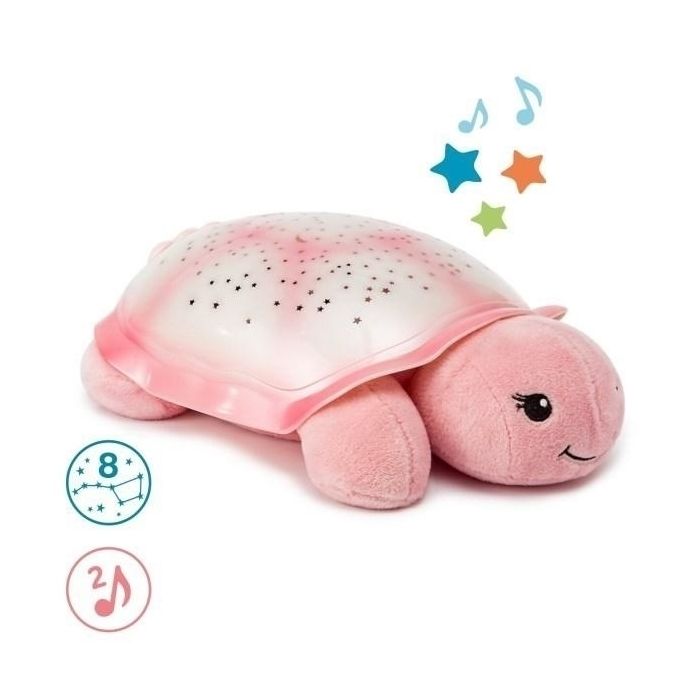 Cloud B naktinė lemputė - migdukas Turtle pink
