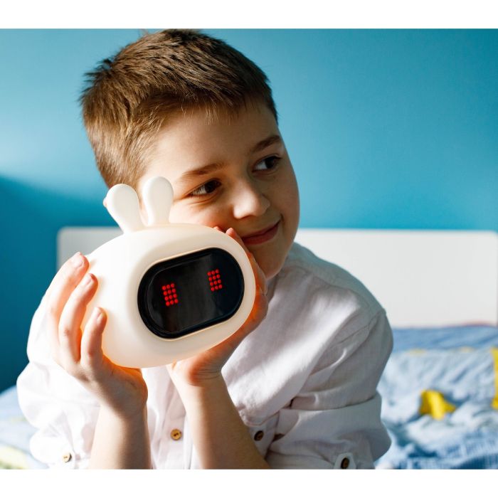 InnoGiO laikrodis naktinė lempa triušis GIOrabbit GIO-135