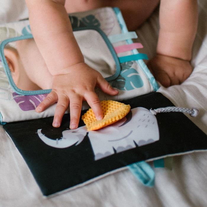 Babyono knygutė sensorinė safari 1564