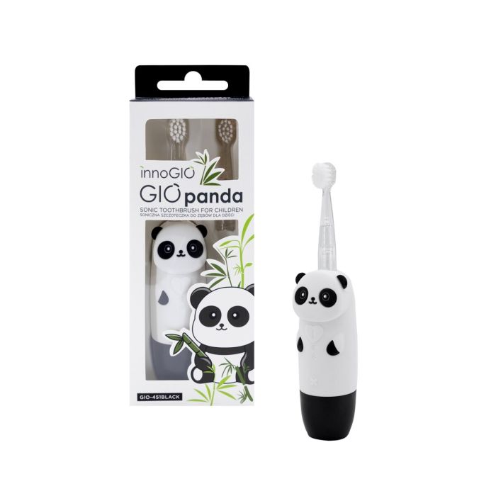 InnoGiO elektrinis dantų šepetėlis panda juodas GIO-451