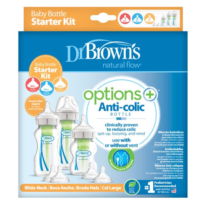Buteliukų rinkinys Dr Brown's  Set Anti-colic Options+