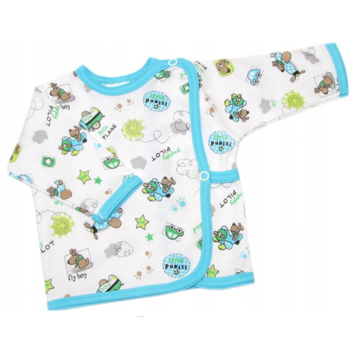 Kūdikio kraitelis - drabužėliai naujagimiui "Pilot" 5 dalių mėlynas