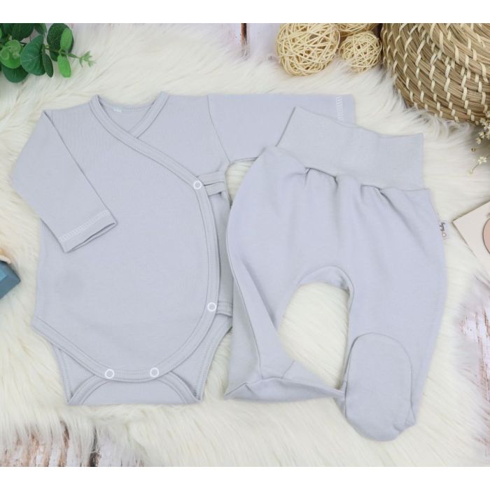 Drabužėliai kūdikiui "Blank grey" 2 dalių